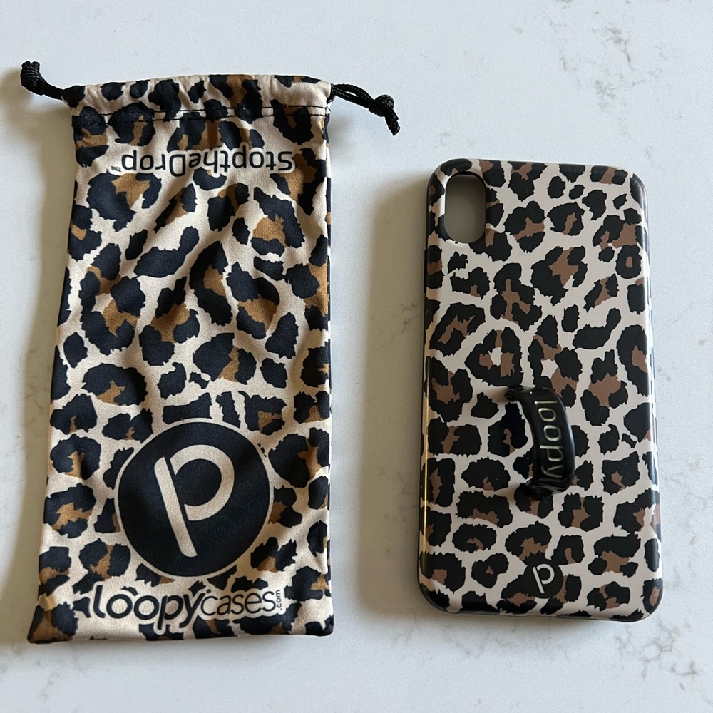 Loopy case Leopard print iPhone XS Max
